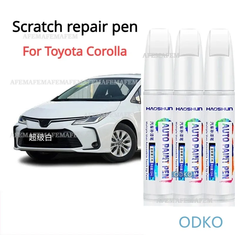 For Toyota Corolla Touchup Car Paint Pen Pearl White Car Paint Scratches Corolla Tool Platinum Bronze For Car Scratches
