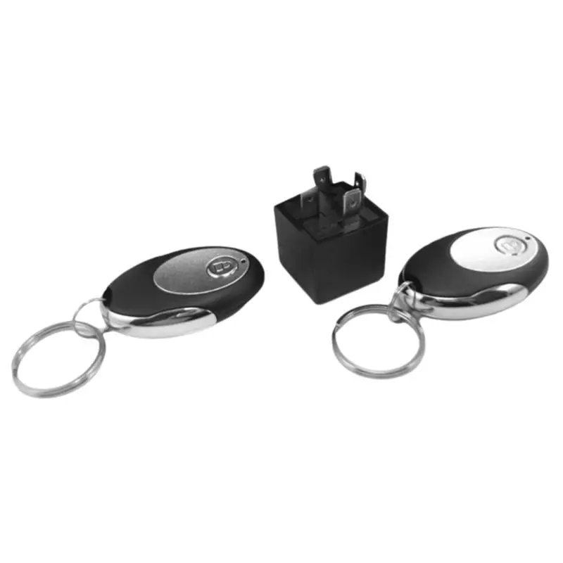 Compact 12V Wireless Immobilizer Car Engine Lock Intelligent Security System Replaceable Relay Shaped Device