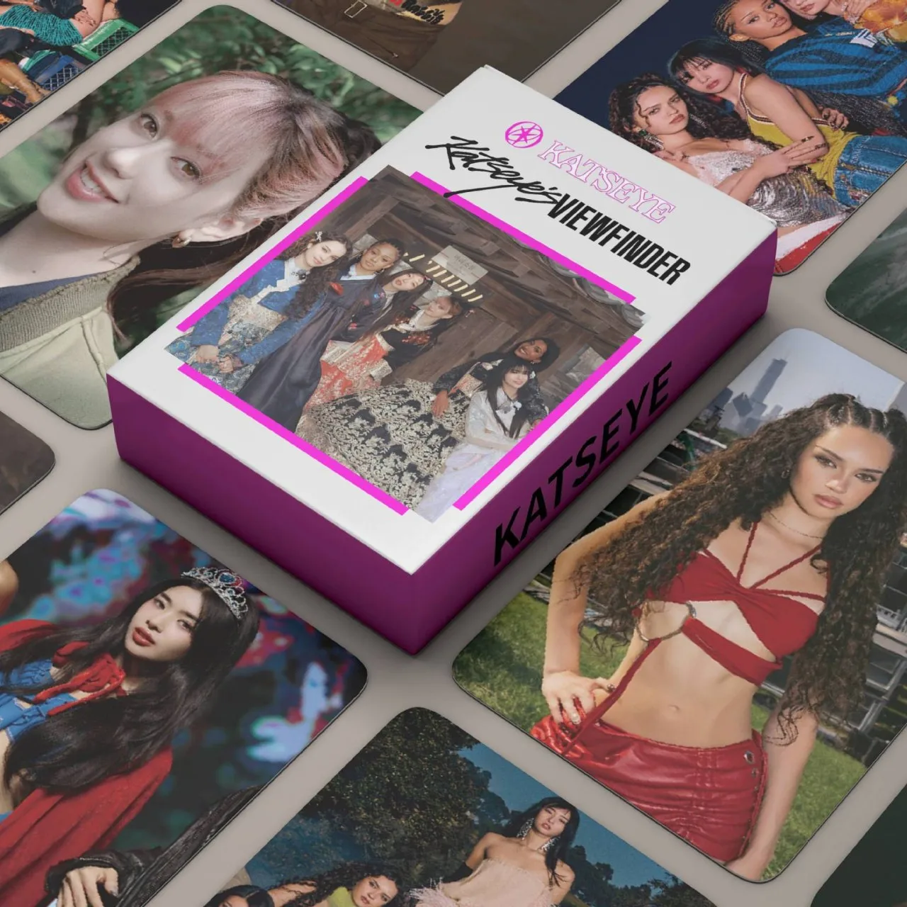 

55 шт. карты KATSEYE, новые карты Manon Daniela Sophia, коллекционные фотокарточки для вечеринок для девочек, классические игрушки, аксессуары, женский подарок на день рождения