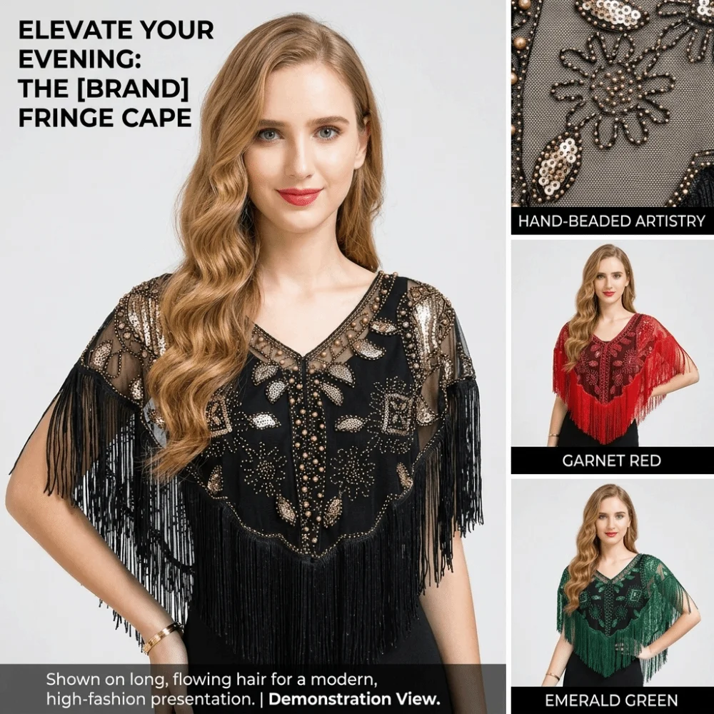 New Mesh Wrap Sequined Shawl With Tassel Sheer See Through Flapper Shawl Tulle Shawl Cloak Cape Cover Up Wedding Accessories