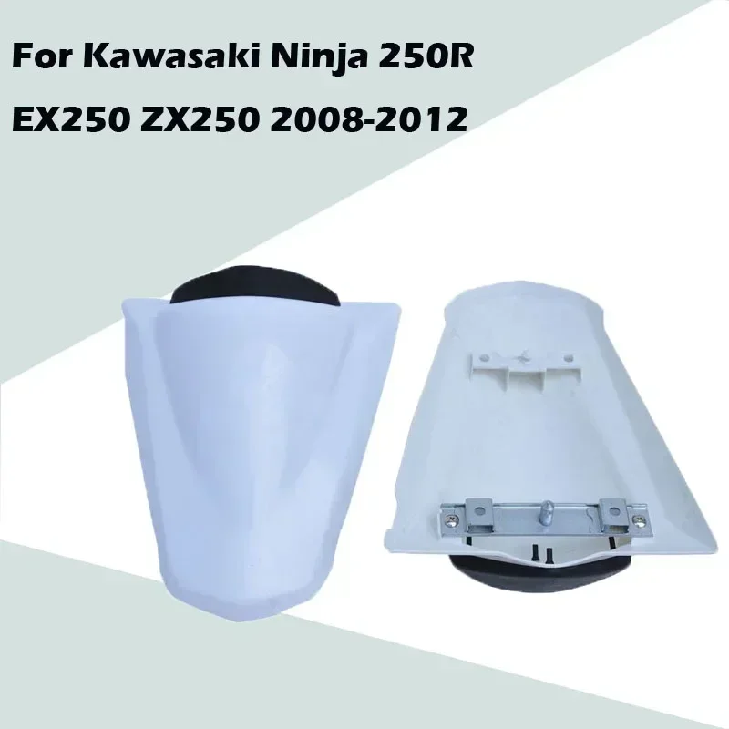 For Kawasaki Ninja 250R EX250 ZX250 2008-2012 Motorcycle Unpainted Rear Cowl Seat Cover Tail Frame ABS Injection Fairing