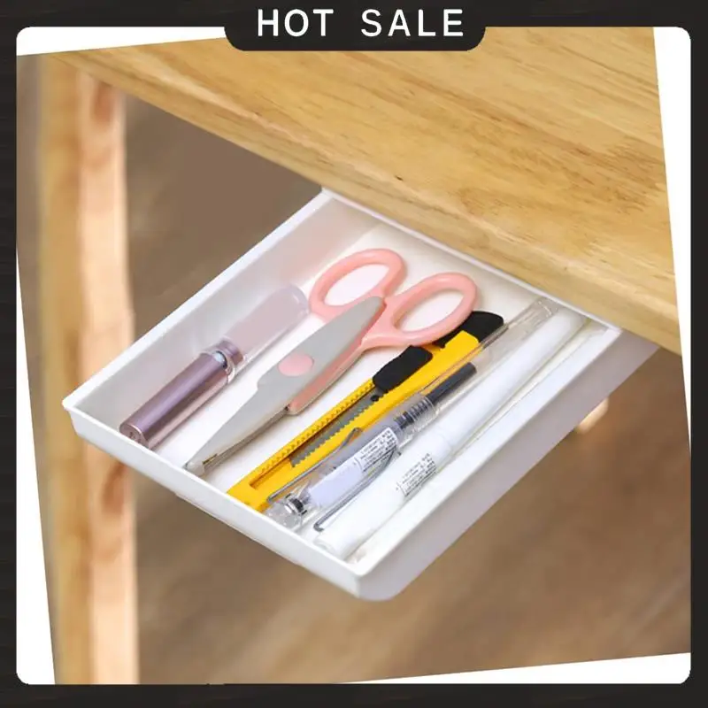 

24-часовая доставка, самоклеящийся ящик для хранения для макияжа и карандашей, настольный органайзер, лоток