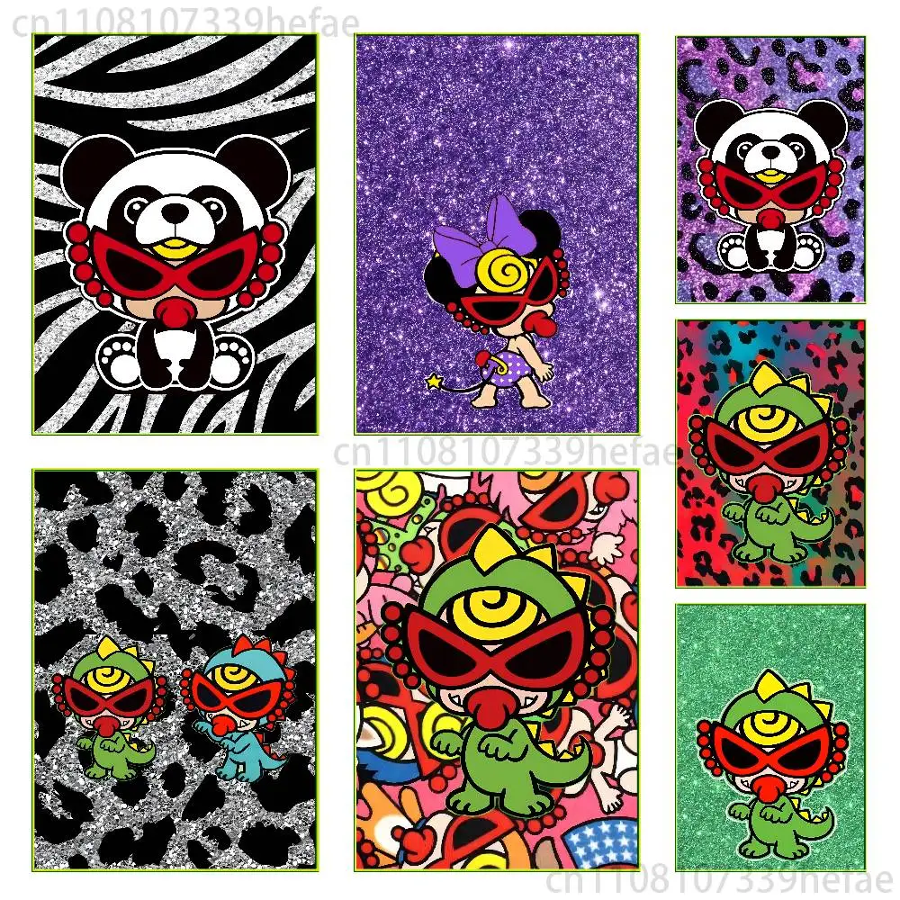 

H-Hysteric Cute M-Mini Poster HD art sticky wall waterproof home living room bedroom bar aesthetic decoration