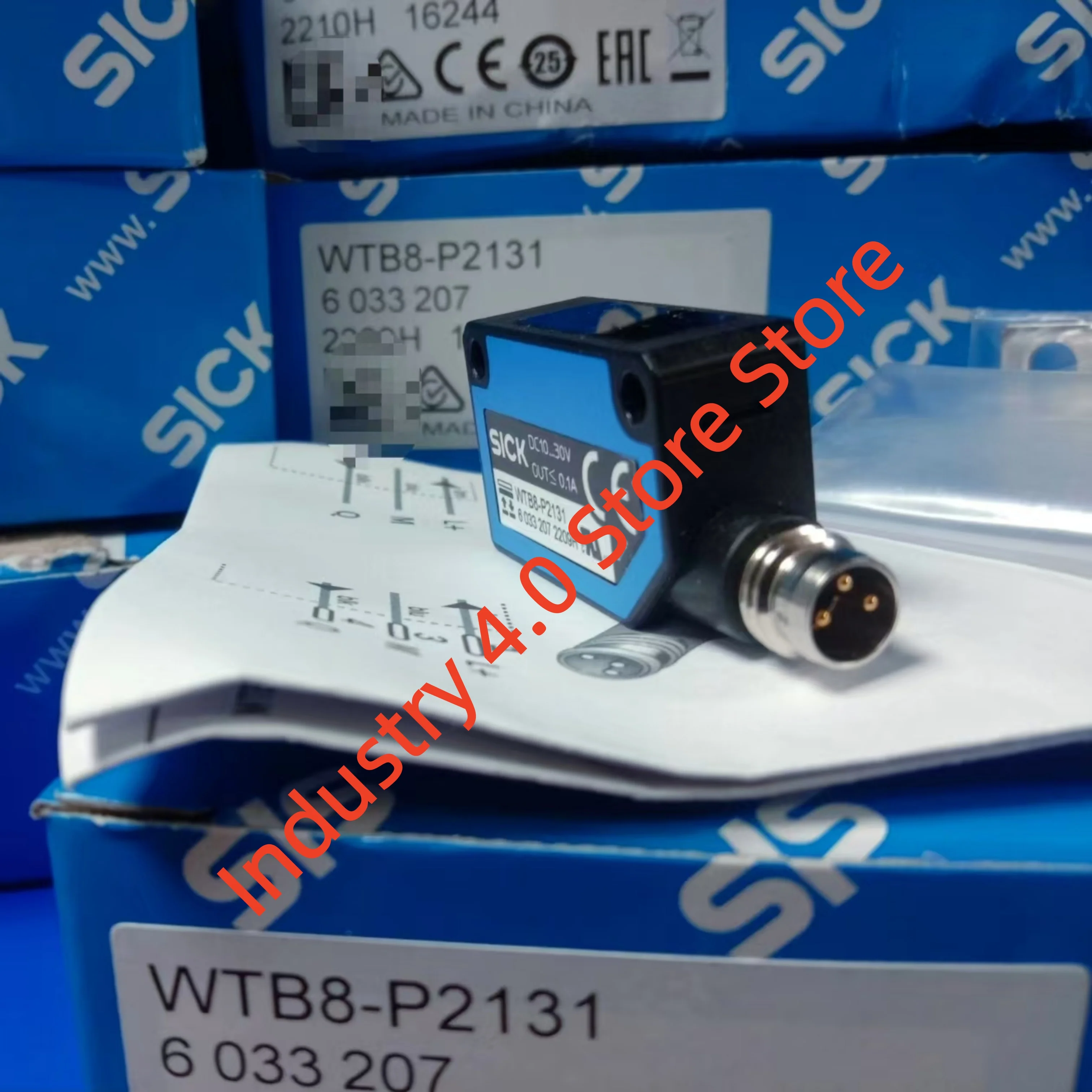 Novo sensor de proximidade original WTB8-P2131 6033207