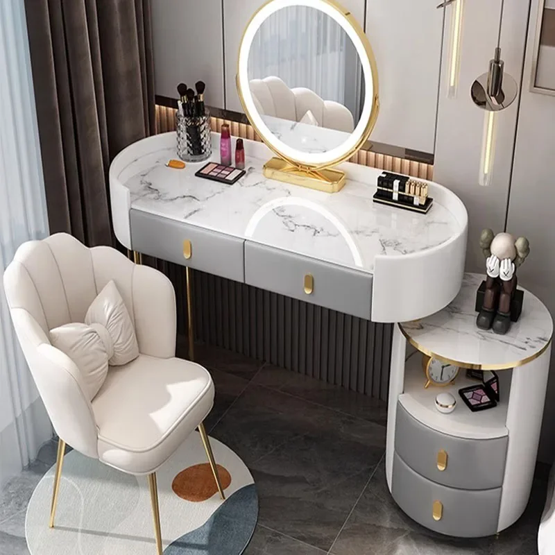 

Bedroom Light Dressing Table Drawers Handles Wood Chair Dressing Table Storage Mirror Coiffeuse De Chambre Salon Furniture