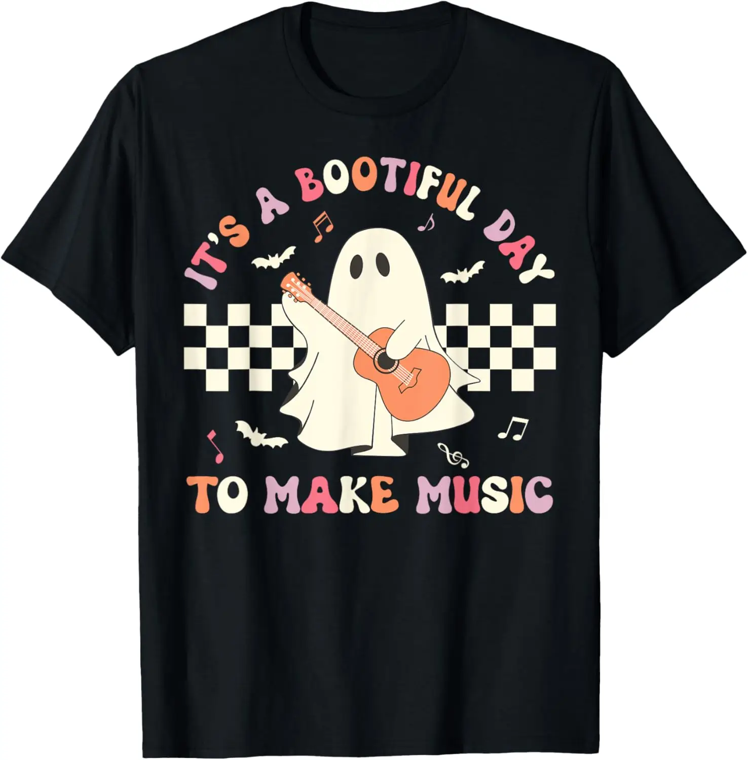 It's A Bootiful Day To Make Music Teacher Musician Halloween T-Shirt