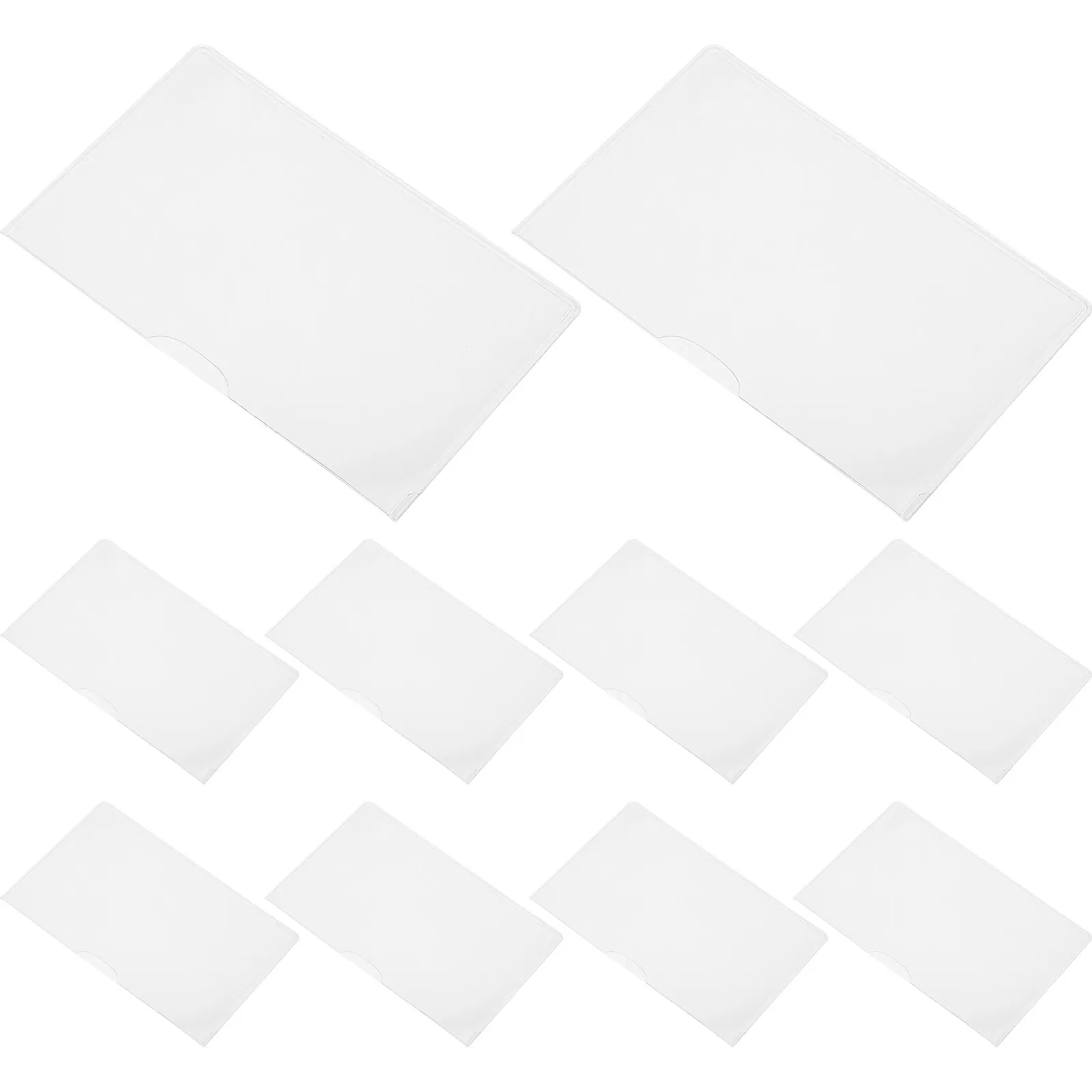 20Pcs Clear Social Security Card Protector Sleeves PVC Plastic Credit Id Business Card Holder Protector Clear Sleeves for Cards