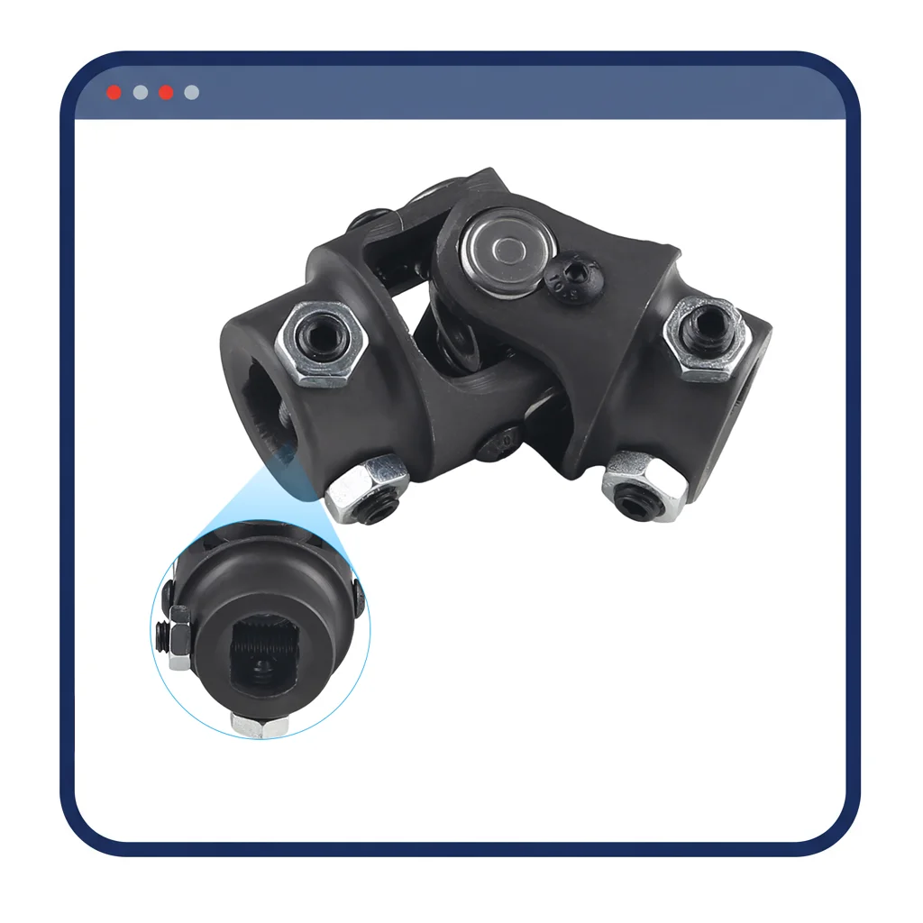 

Herorider NEW Universal Joint For Ford Dodge U Joint For VW Chevy Black Steering Shaft Universal U Joint 3/4" DD Car Accessories