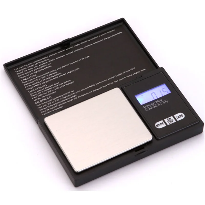 100g/0.01 500g 1000g/0.1 mini jewelry pocket scale high precision digital Electronic balance gram LCD  poetable