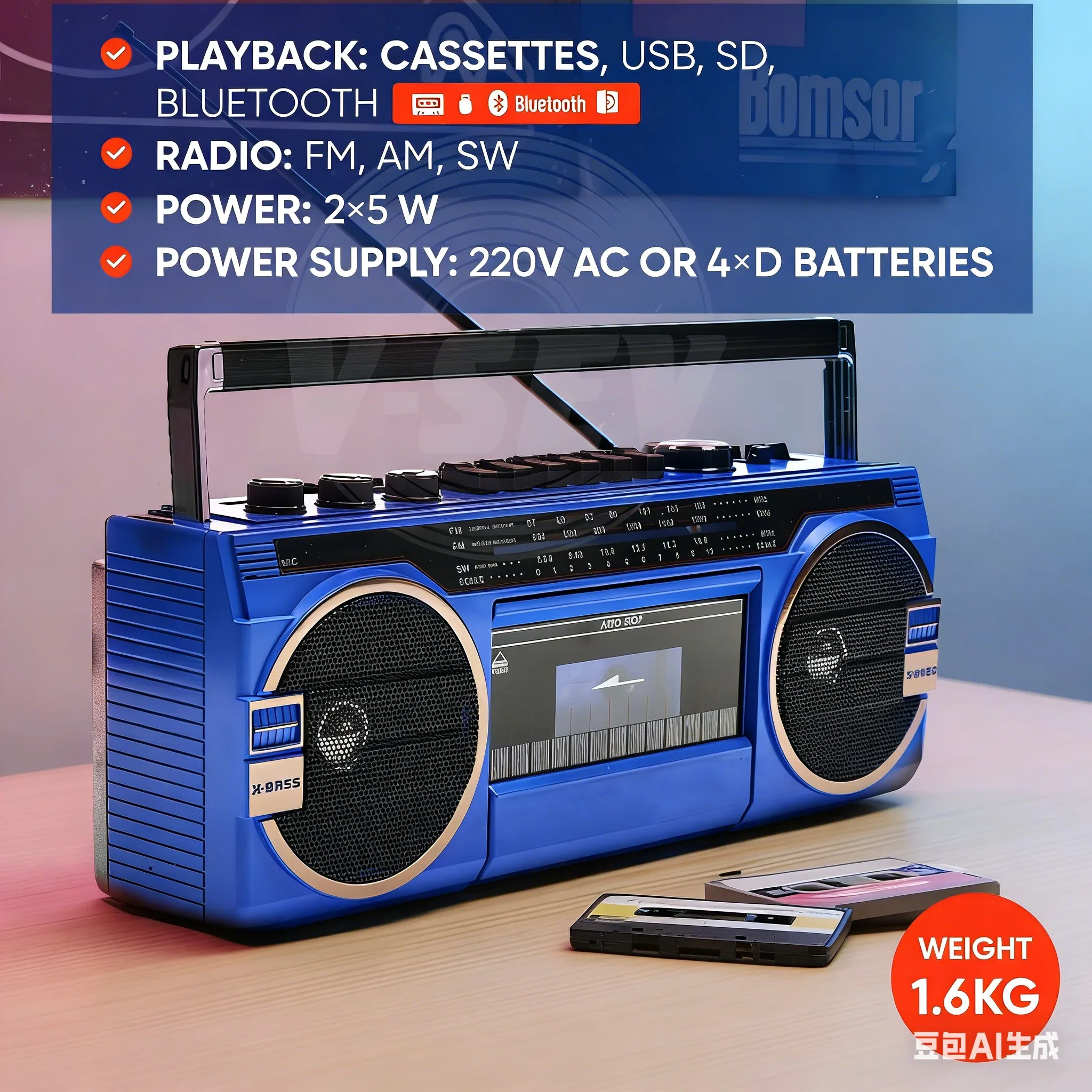 Vintage Cassette Pl…