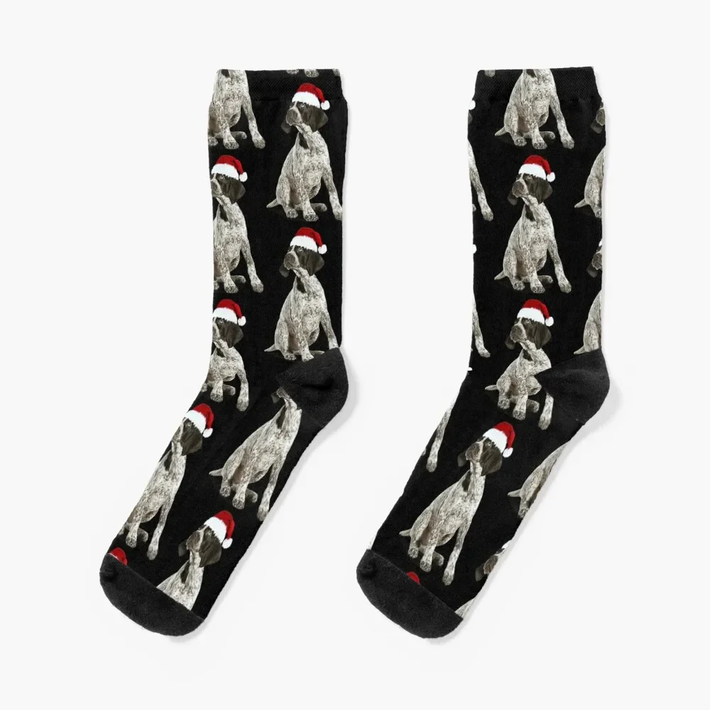 

German Shorthaired Pointer Christmas Gift Socks Run set Boy Socks Women's