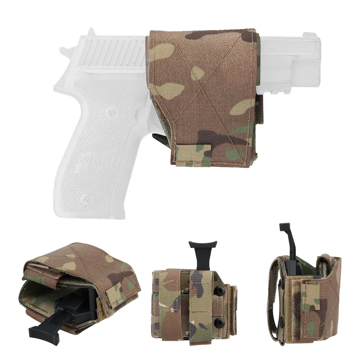 

Тактическая охотничья быстрая кобура для уличного страйкбольного снаряжения Molle, маленькие легкие универсальные регулируемые универсальные кобуры