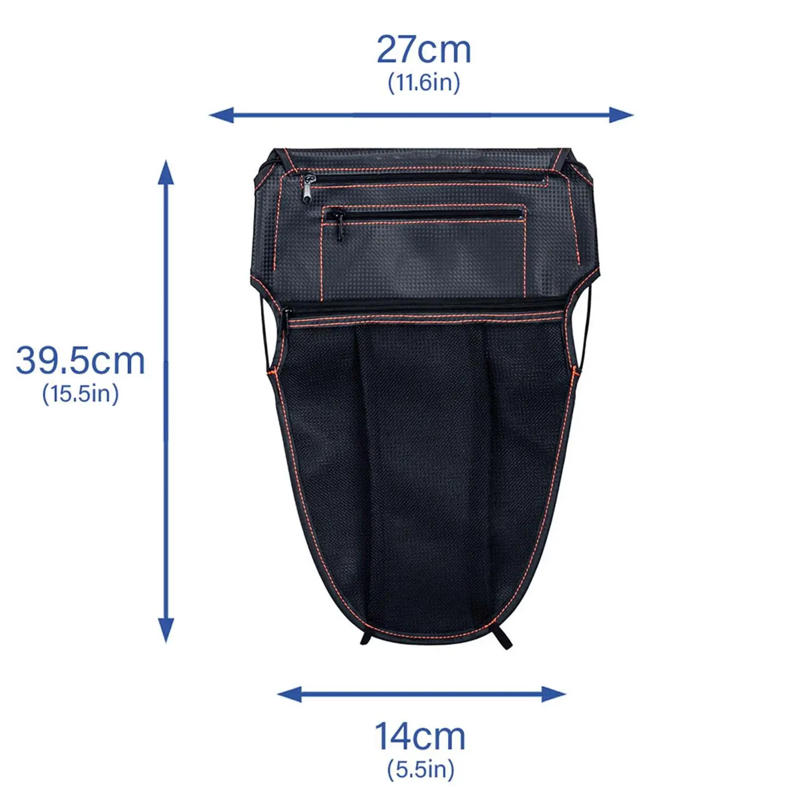 Bolsa de almacenamiento para debajo del asiento de motocicleta, bolsa interna para scooter y asiento