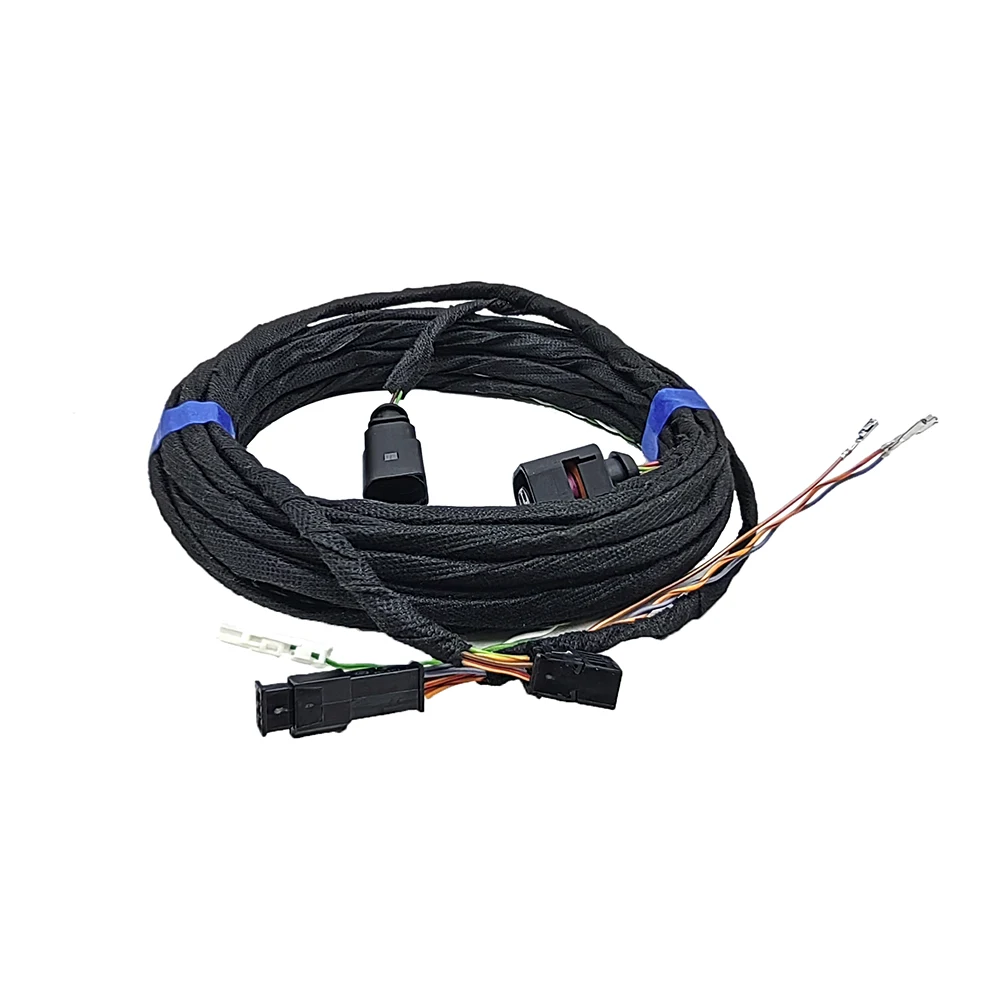 For Golf 8 MK8 Highline Flip Rear View Camera Cable Harness Reverse Backup Camera Wiring