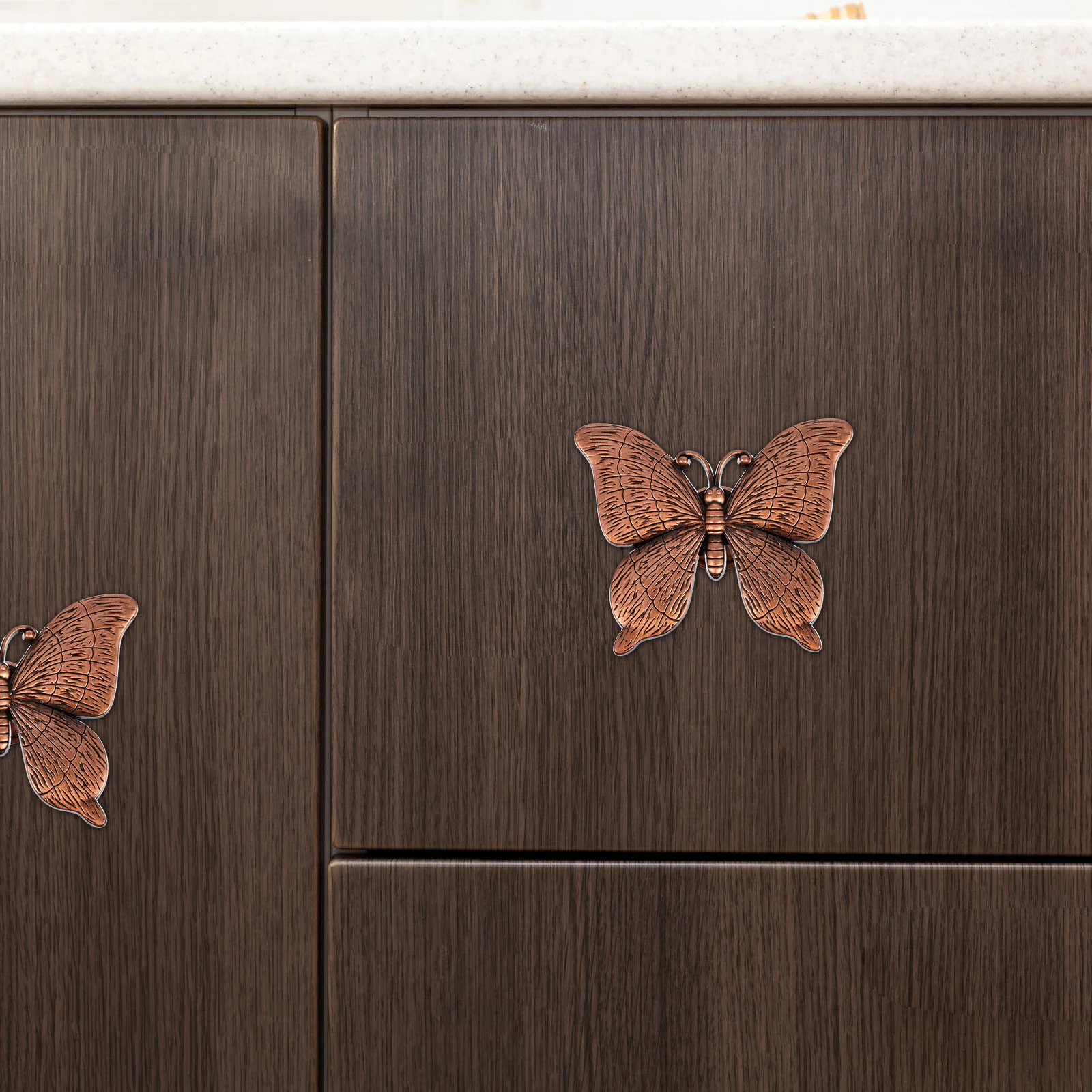 

Metal Butterfly les Zinc Alloy Drawer Knobs Durable Safe Door Pull H Cabinet Wardrobe Wardrobe H Bookcase Hardware