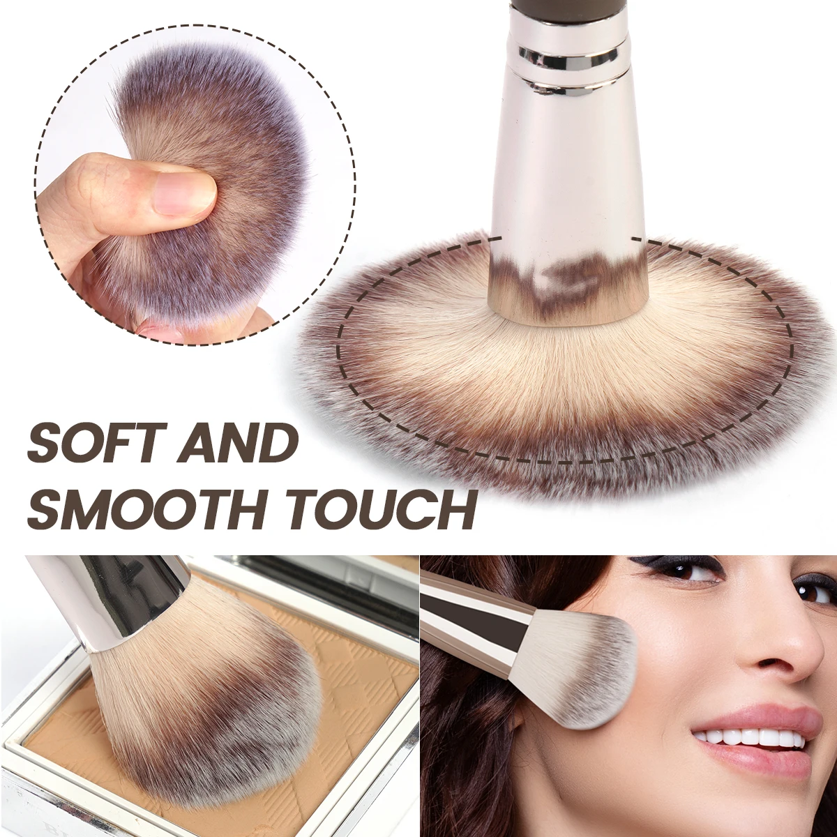 MAANGE Professionelle Geschenkbox, 18 Stück, Make-up-Pinsel, Gesicht, Augen, Schönheit, Pinsel für Foundation, Conceal, Lidschatten, Kontur, dichter, weicher Pinsel