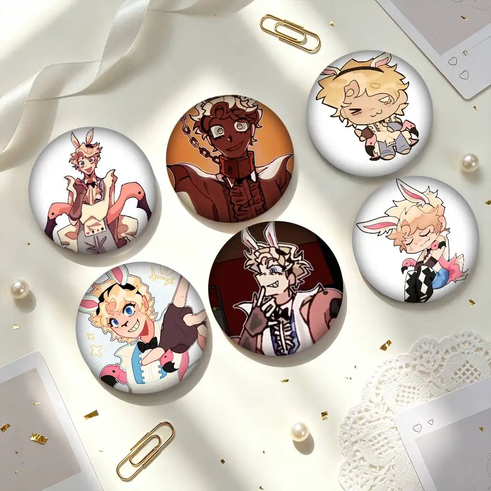 J-Jackpot Crash C-Course Eddie  25mm 32mm 44mm 58mm 75mm Brooches Badges Pins for Accessories Gift