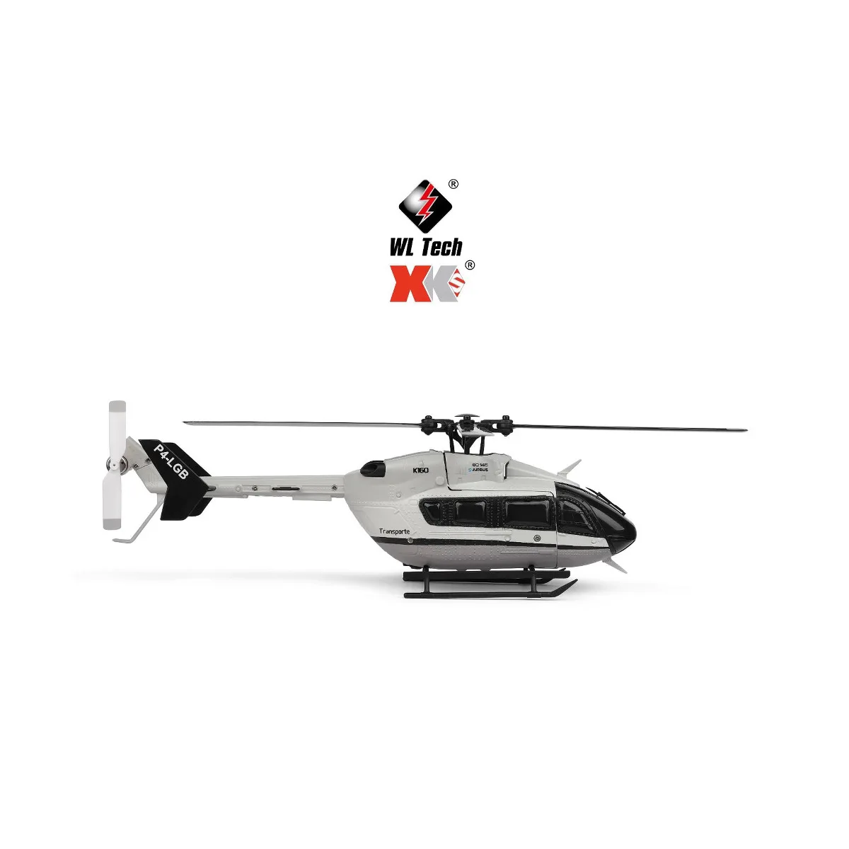 WLtoys K160 RCヘリコプター 4チャンネル エルロンレス ブラシレス ポジショニング 飛行機 EC-145 シミュレーションモード シミュレーション ミニ