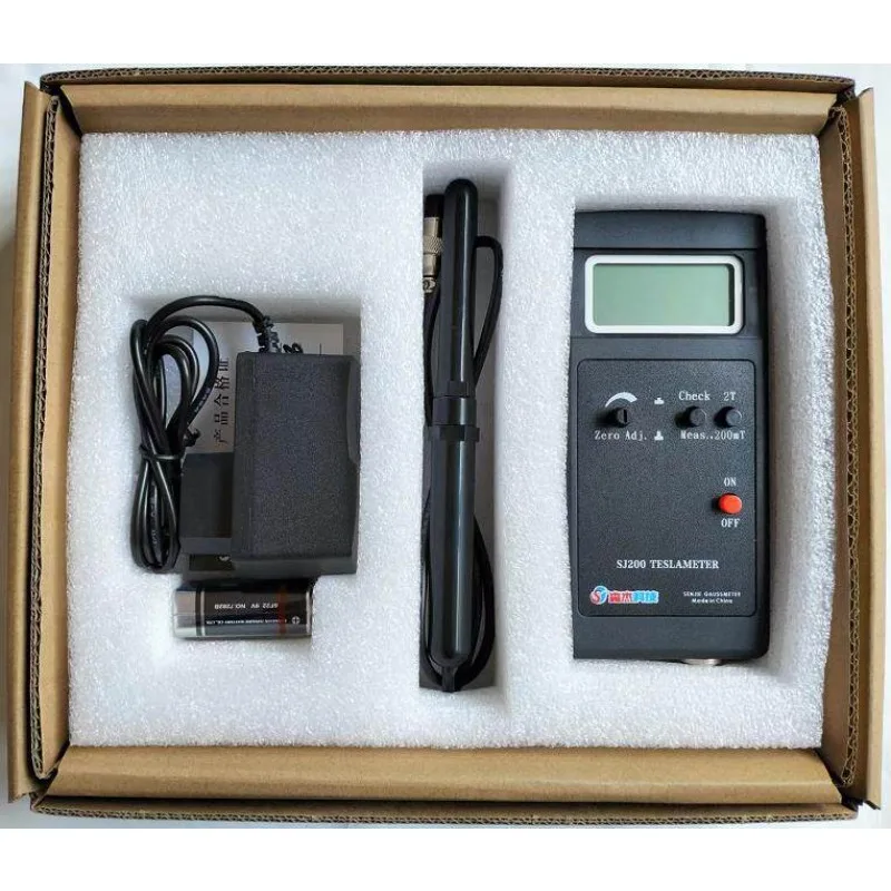 2026 Hot Sale SJ200 Digital Gauss Meter Static Magnetic Field Tester Handheld Gauss Meter 0-200mT-2000mT