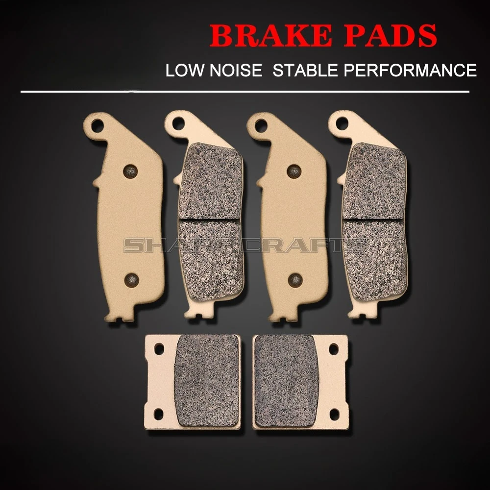 Motorcycle Copper-Based Front or Rear Brake Pads Kits For SUZUKI RF400R RF400V RF600 1993-1997 GSX400 94-96 GSF600 Bandit 95-99