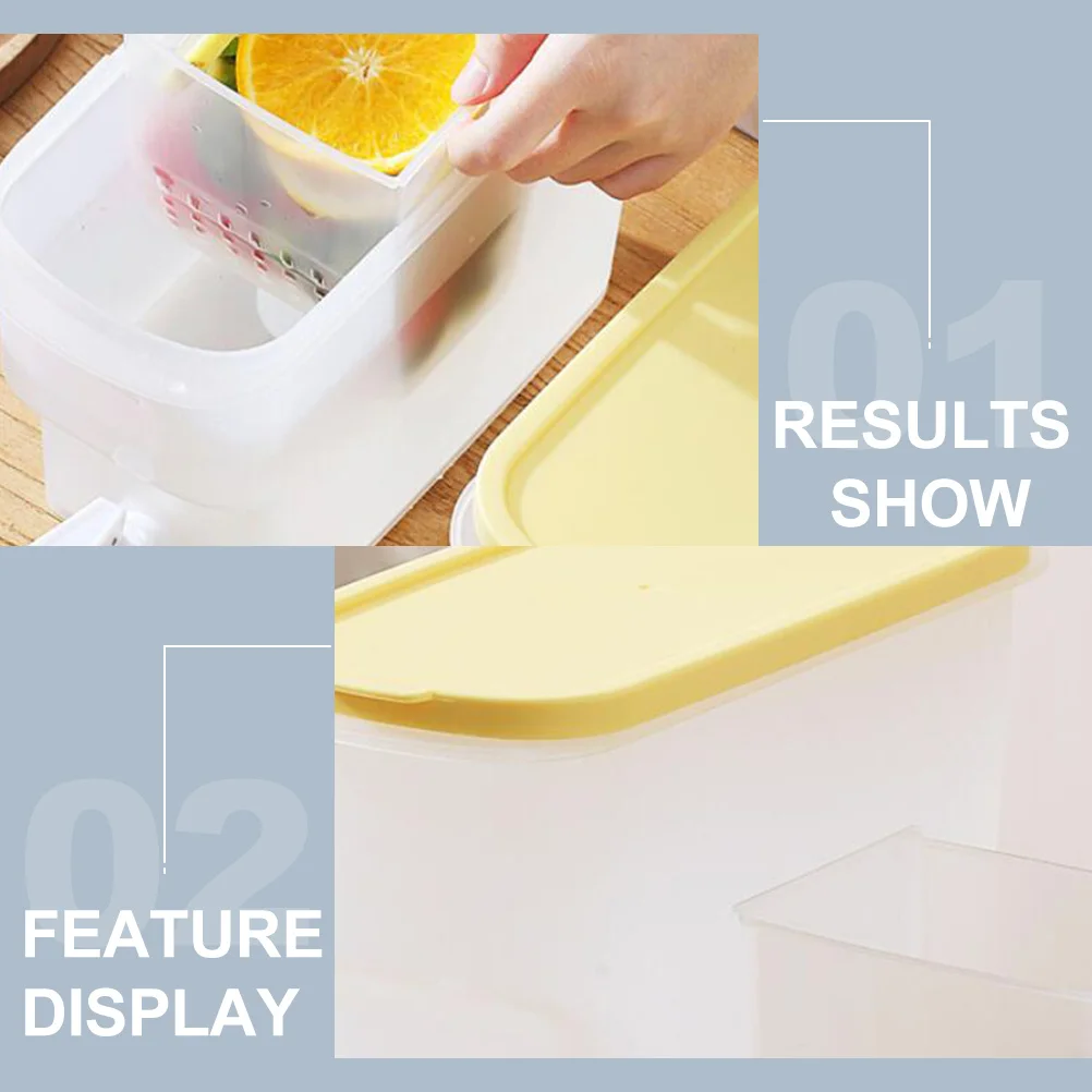 

1Pcs Multifunctional Water Storage Box Lightweight PP Material Indoor Fruit Teapot Outdoor Water Container