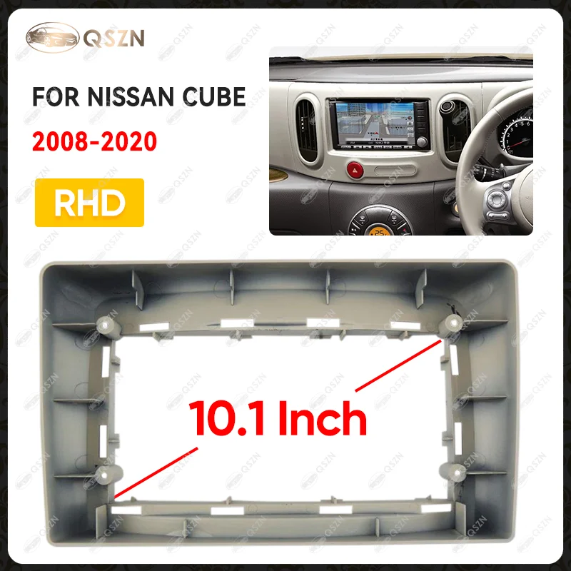 For NISSAN 2008-2020 CUBE 10.1INCH Car Radio Android Stereo Audio Screen Multimedia Video Player Navigation Frame (RHD)