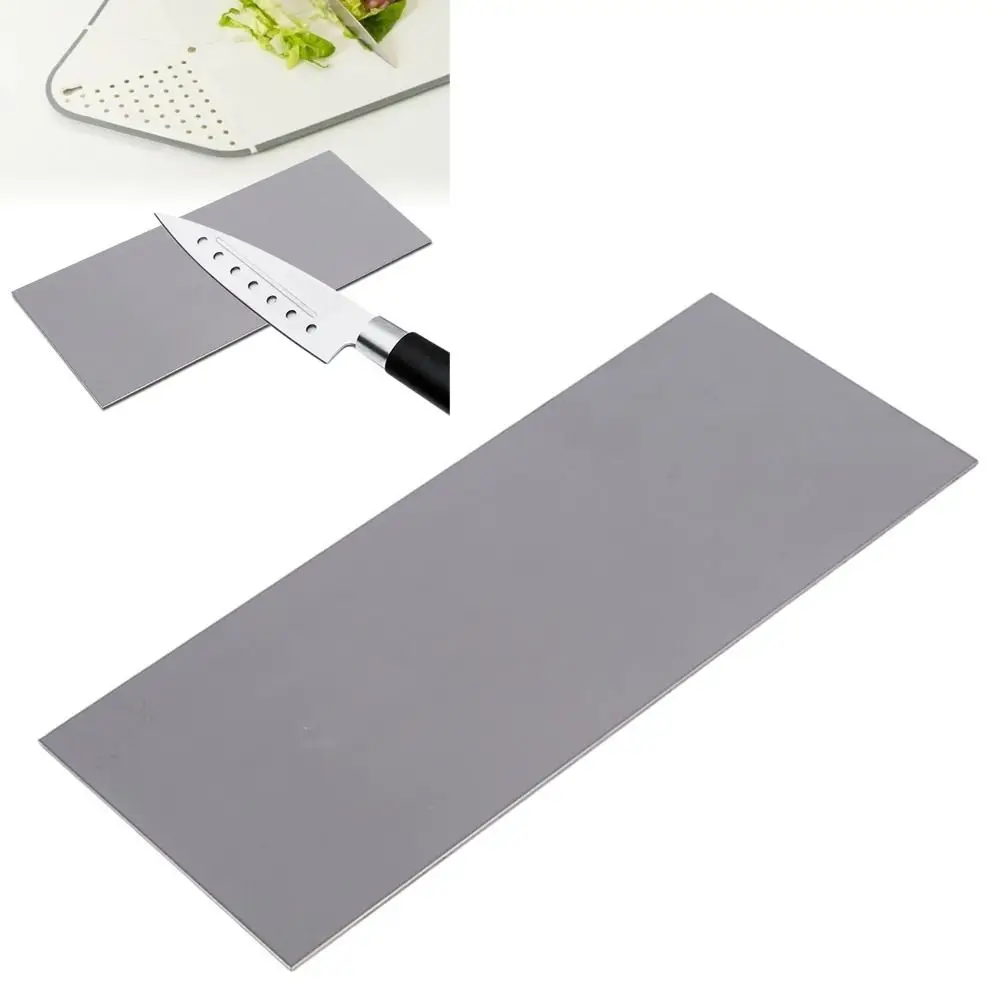 Durable Emery Sharpening Stone Silver Rectangle Shape Whetstone Different Grit Practical Knife Sharpening Stone Metal Work