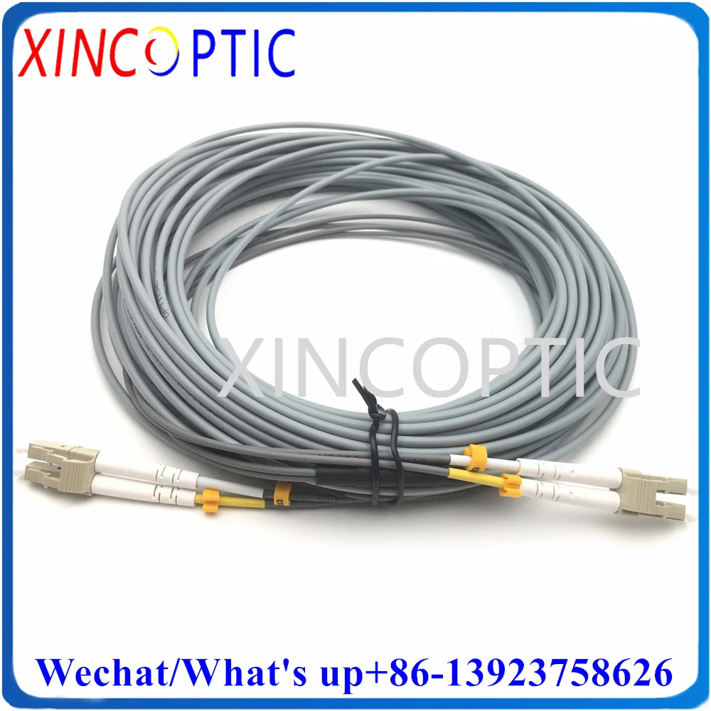 2 Core 100M Multimode Armored Patch Cord 2cores 100M MM 50/125 OM1 OM2 SC LC FC ST 2 fiber Optical Fiber Jumper Cable