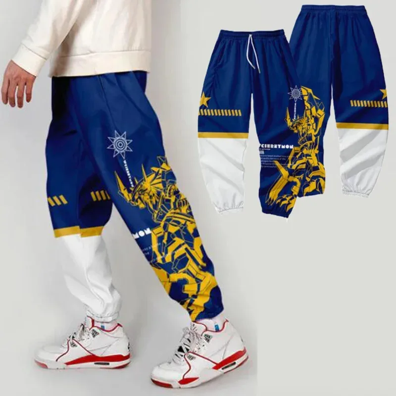 

Anime Digimon Adventure 3D Joggers Pants Men/Women Casual Trousers Hip Hop Sweatpants Agumon Taichi Yagami Cosplay Costum UN8414