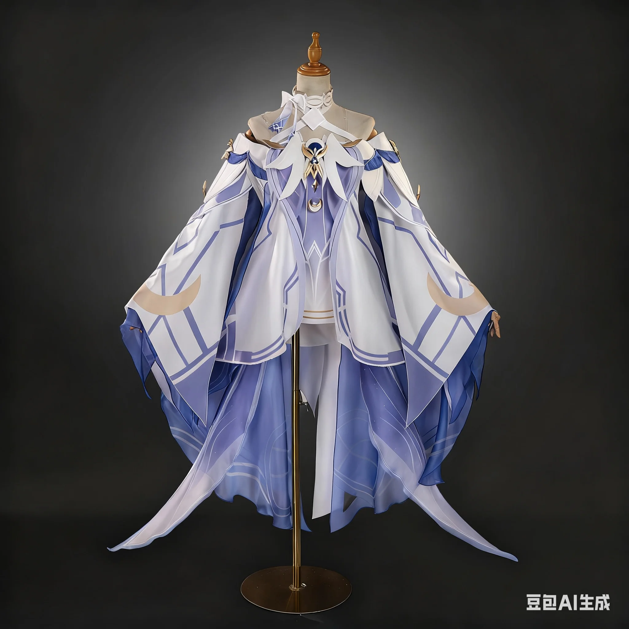 أزياء جينشين إمباكت كولومبينا التأثيرية لعبة القمر البكر آلهة الزي أحد عشر فاتوي هاربينجرز حفلة الهالوين للنساء البالغات #6