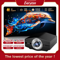 Everycom YG710W Full HD 1080P Projector 4K Android 12 WiFi 6 Auto Focus Home Theater Projectors Video Beamer for Movie Meeting