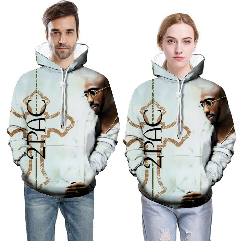 New 3D Print Causal Clothing  Legend Rapper Tupac 2Pac Fashion Men Women  Hoodies Plus Size S-7XL Harajuku  Man Hoodies