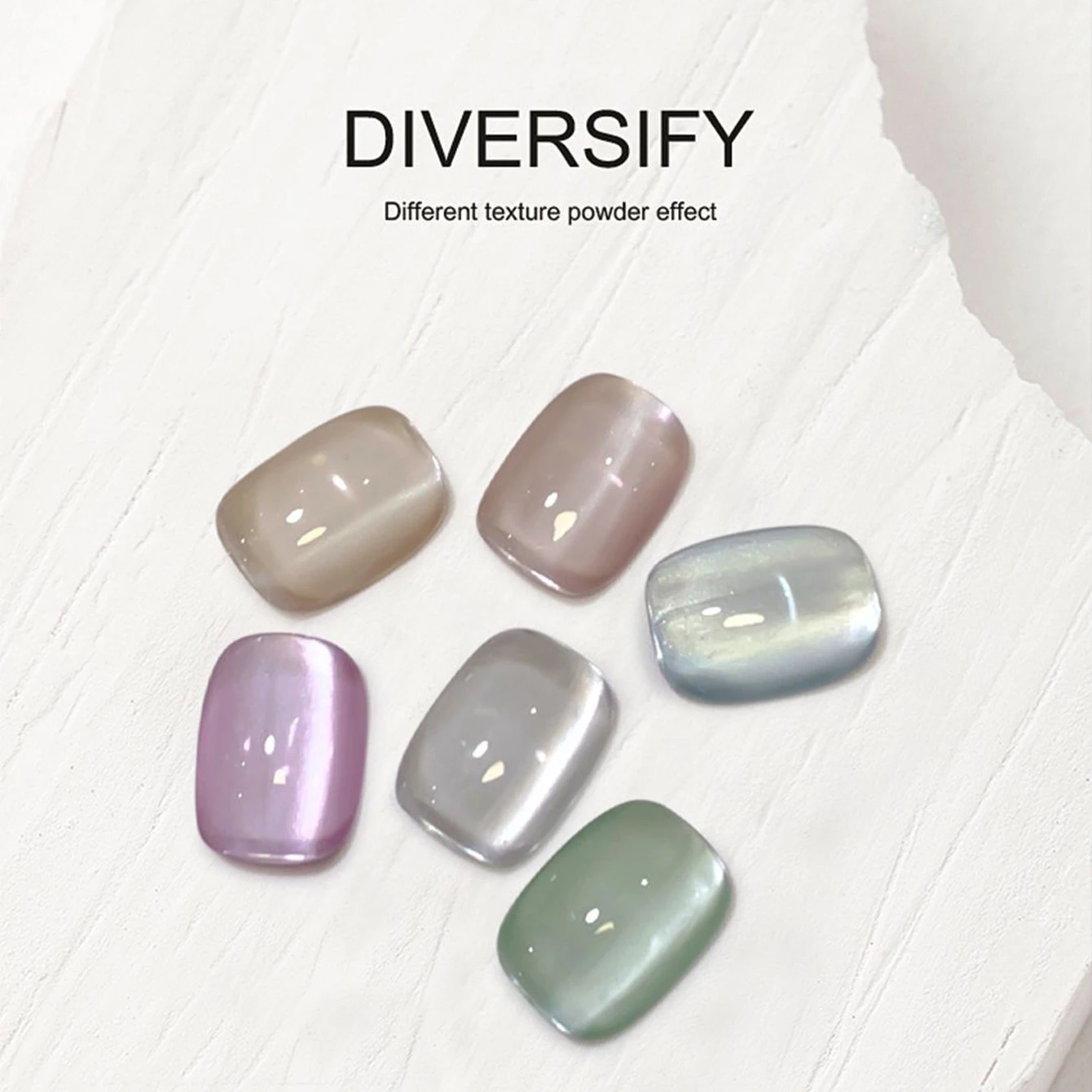 

1-16 шт., 12 мл, осенние стеклянные бусины для ногтей, лунный свет, магнит «кошачий глаз», гель-лак для ногтей, летний ледяной прозрачный розовый, белый клей для ногтей