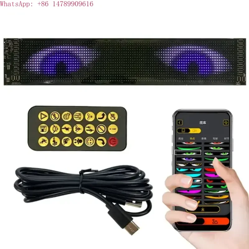 

Custom Waterproof & LED DisplayWaterproof IP66 Car Display Flexible Screen APP Programmable Ultra Thin Car For Vehicle Advertisi