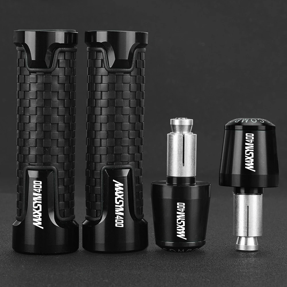 For SYM MAXSYM400 400i MAX 400 Allyears 2023 2024 SYMMAXSYM Motorcycle accessories 22MM Handlebar Grips Handle Bar Cap End Plugs