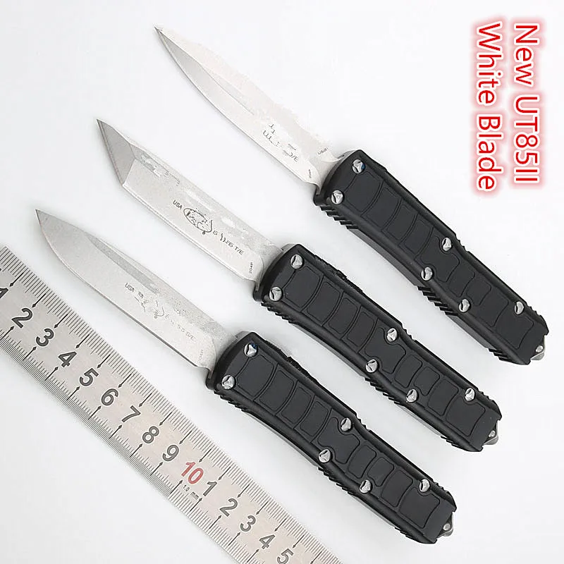 JUFULE Made UT85II Mark 204P Blade UT 85 Aluminium handle Survival EDC camping Fruit kitchenware Tool kitchen Fixed Blade Knife