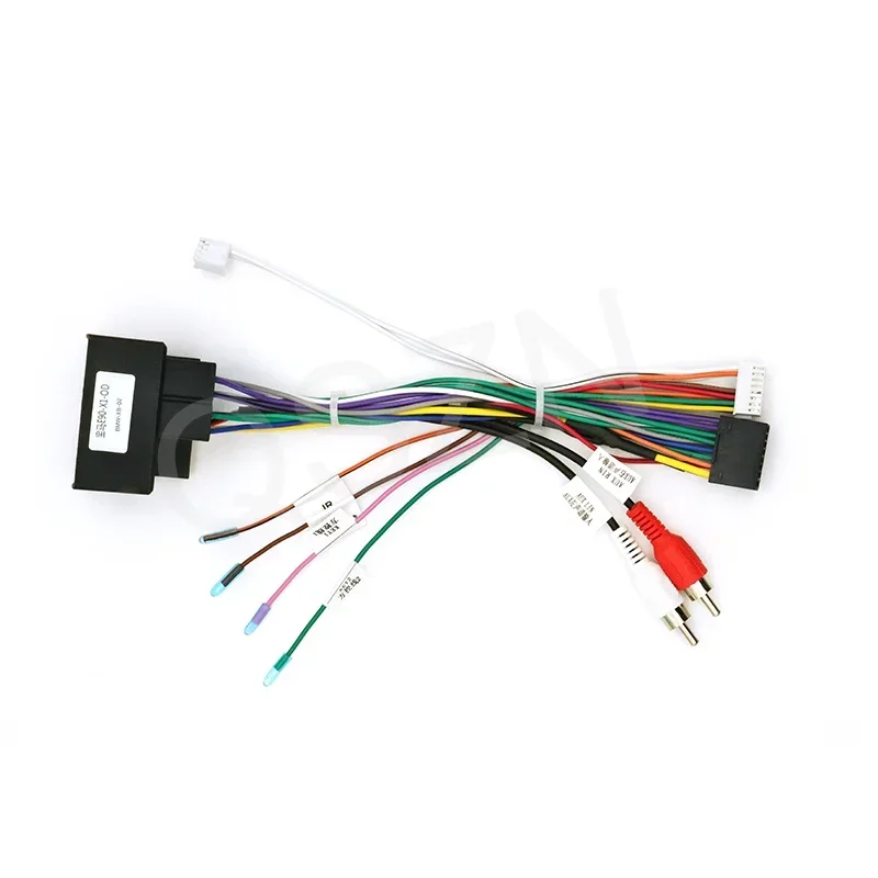 QSZN DVD 16 PIN Power cable Canbus Box Decoder OUDI-BWM-01 For BMW E90 E87 For BMW X1 Harness Wiring Cables Car Radio Android