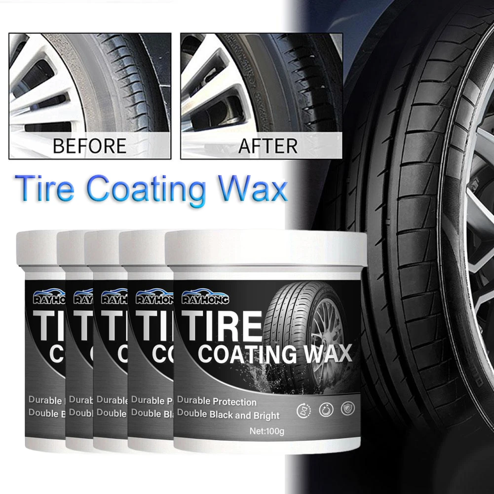 

1/2/3/5 шт. паста для чистки шин, авторезиновые детали, блестящая паста, прочный протектор для отбеливателя шин для автомобильных шин, 100 г