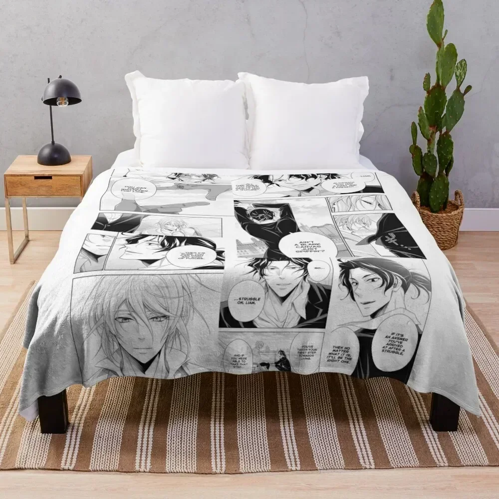 

Moriarty the patriot Throw Blanket Elegant Warm Throw Blanket for Hotel Home