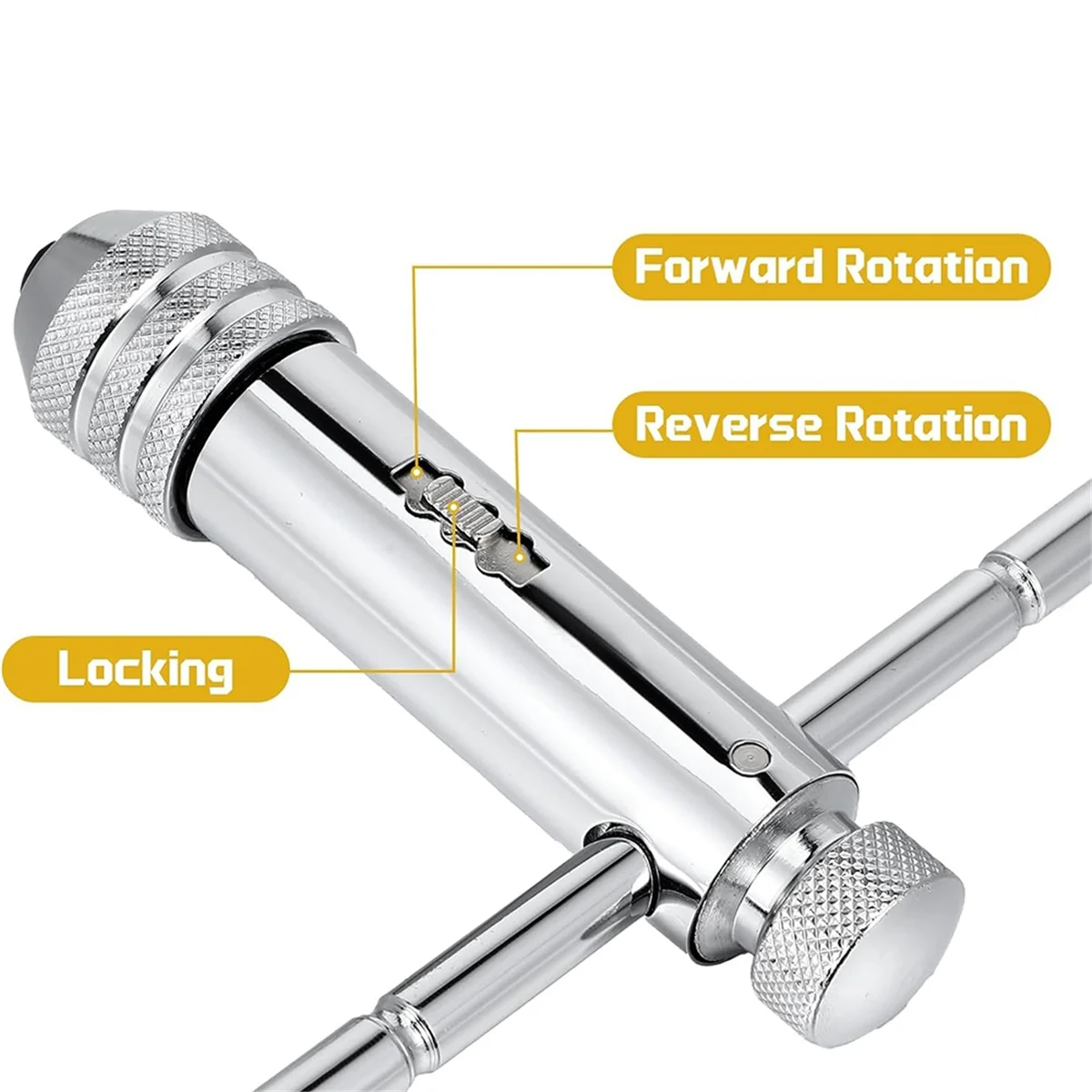B03C 2 قطعة اسئلة T مقبض الحنفية وجع ، قابل للتعديل T مقبض بار حامل تصعيد الحنفية وجع ل متري M3-M8 / M5-M12 #2