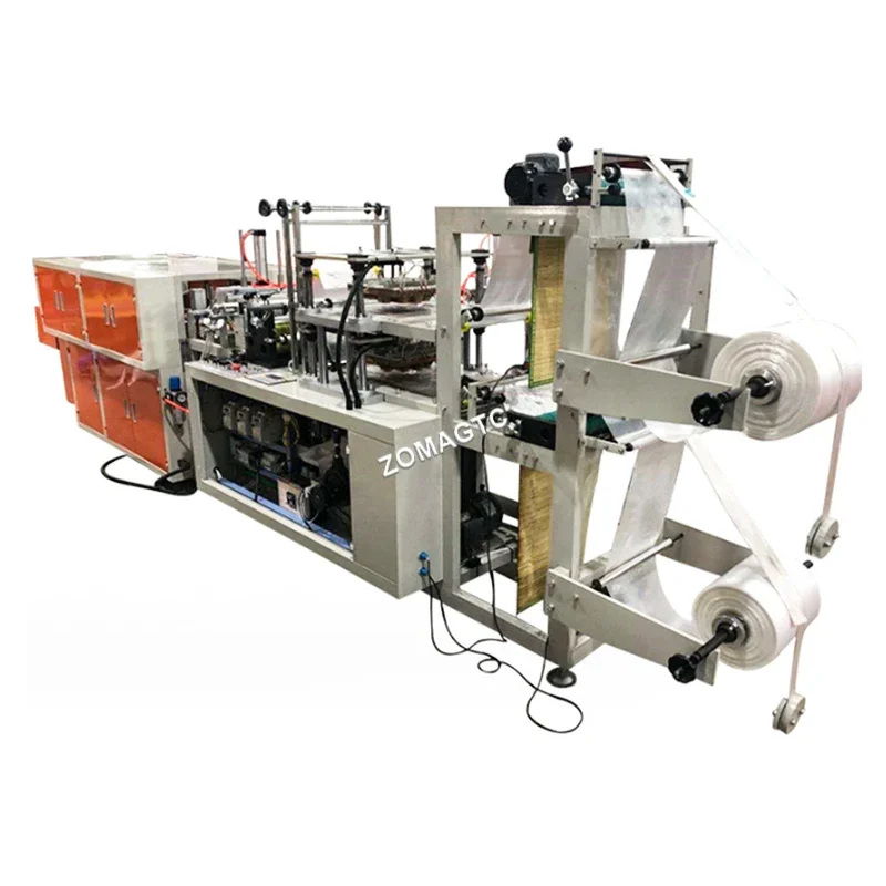 High Speed Automatic Hand Gloves Making Machine Polyethylene Gloves Maker Disposable Pe Polyethylene Gloves Making Machine