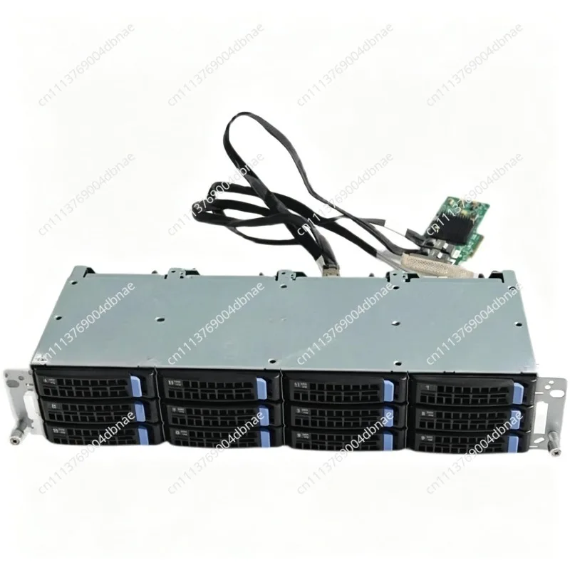 12-bay IT Pass-through 3.5-inch Hard Drive Cage 8087/8643 Interface SAS/SATA Storage 2308 Card 3008
