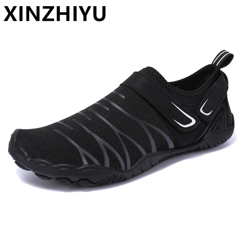 Men Water Shoes Beach Barefoot Swimming Surfing Seaside Aqua Shoes New Summer Upstream Wading Sneakers Gym Fitness Hiking Walking Footwear