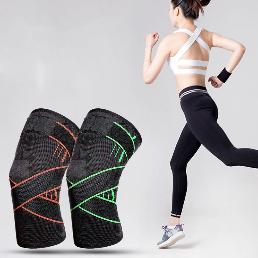 

1 pc Knee Brace Protectors Lightweight Breathable Elastic Non Slip Basketball Football Hiking Knee Pads Sports Protective Sleeve