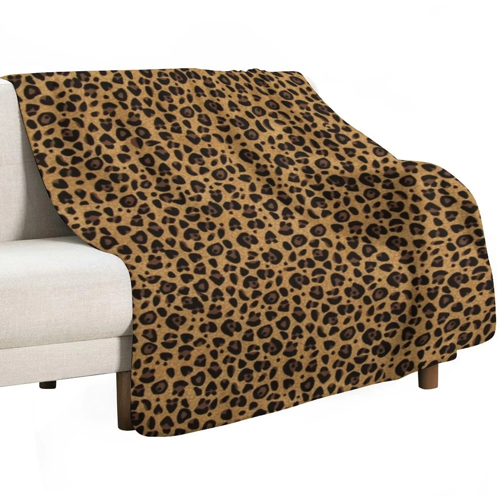 

Cheetah Print Throw Blanket Quilt Nap Hair Blankets