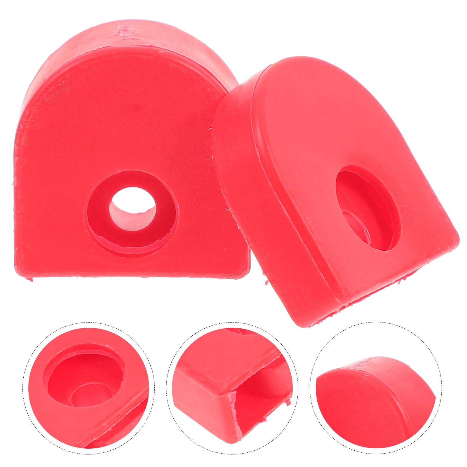 Thickened Folding Herringbone End Caps Plastic Hinge Replacement Parts Non-Slip Wear-Resistant Stable Easy Install Compatible