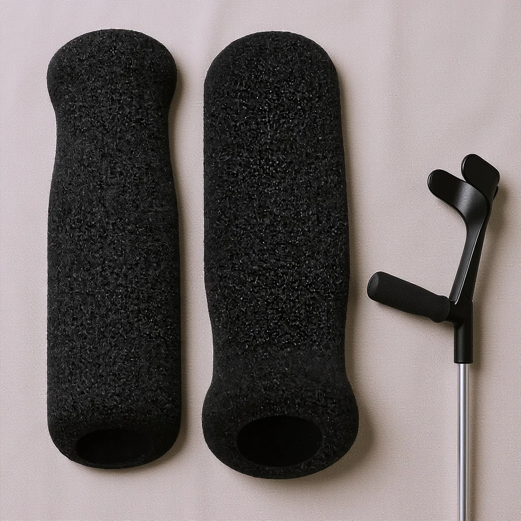 

2pcs Universal Nbr Handle Grip Covers Non-Slip Soft Cushion For Wheelchair Walker Stroller Cane Comfortable Durable Replacement