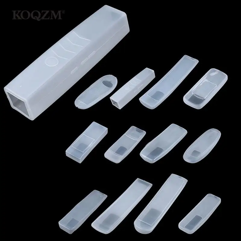 New 1pc Silicone Transparent Dust Protect Protective Storage Bag Portable Air Condition Control Case TV Remote Control Cover