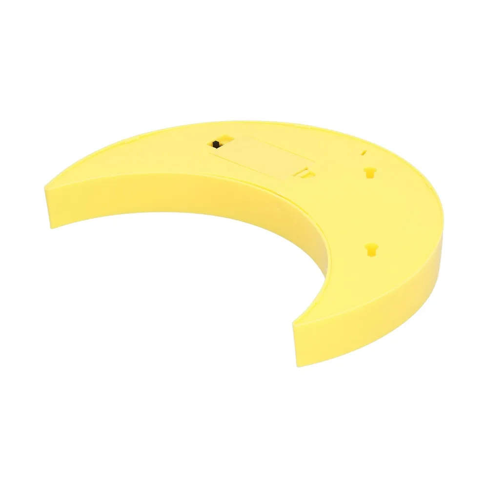 Moon Shaped Moon Night Light Crescent Moon Battery Operated Night Lamp Yellow Wall Mountable LED Night Light