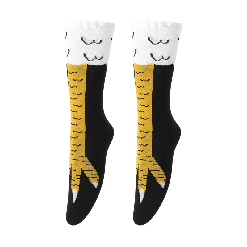 Suefunskry-Chaussettes amusantes pour enfants, motif de pieds jetables de dessin animé mignon, chaussettes non élastiques douces, chaussettes d'Halloween